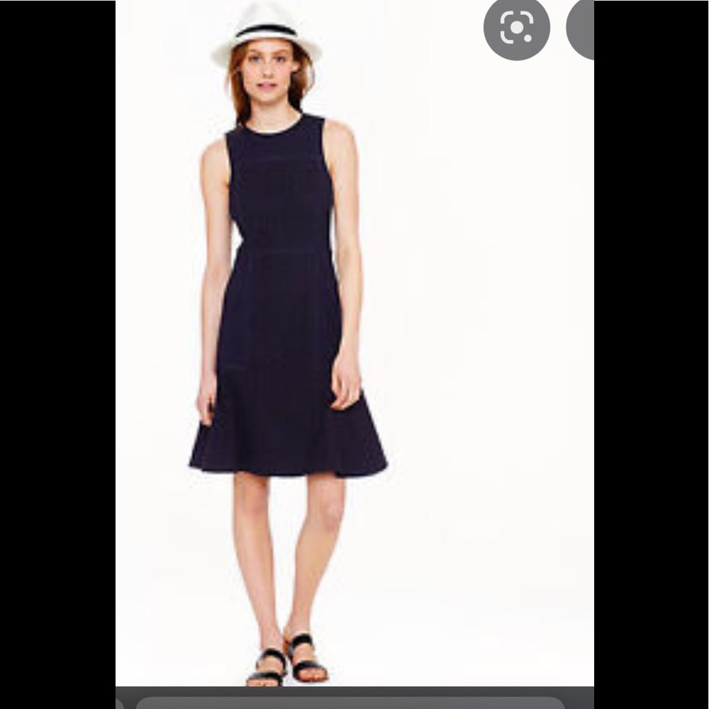 J.Crew COLLECTION Black eyelet dress